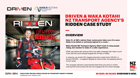 Driven x Waka Kotahi NZ Transport Agency's Ridden