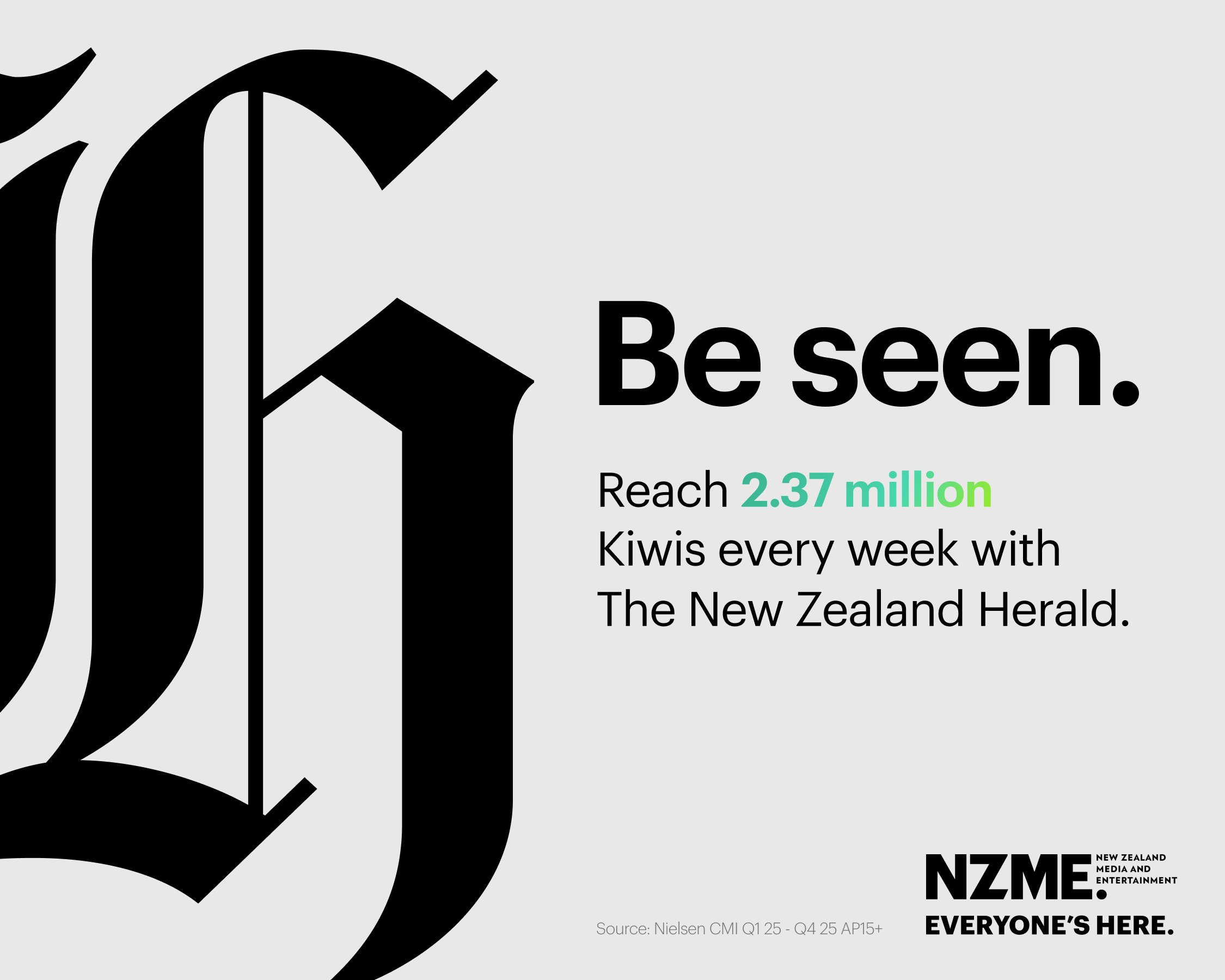 NZ Herald Reach 2025 Q4 Mobile