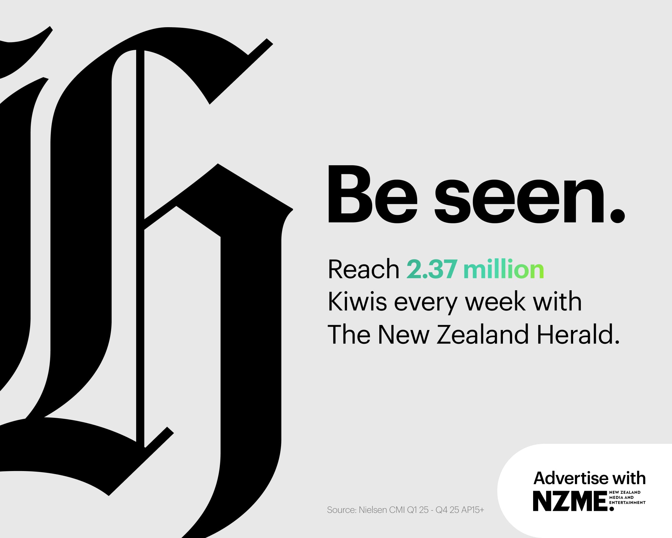 New Zealand Herald reach - May 2026 - Mobile