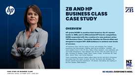 Newstalk ZB & HP Business Class Case Study 2021