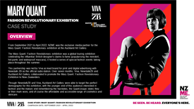 Mary Quant Exhibition Case Study 2022